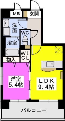 アルティメゾン博多 / 501号室 間取り