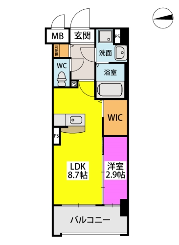 （仮称）東公園Yマンション / 202号室 間取り