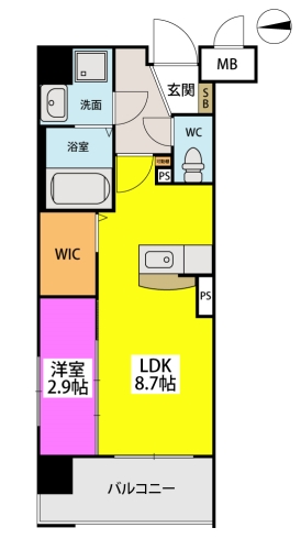 （仮称）東公園Yマンション / 301号室 間取り