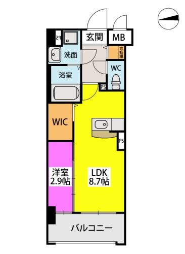 （仮称）東公園Yマンション / 303号室 間取り