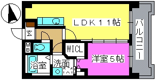 Ｋ.３１３　fukuoka / 302号室 間取り