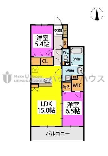 (仮称)プレアev塔原東３丁目 / 303号室 間取り