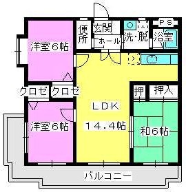 サクスィードハウジング / 202号室 間取り