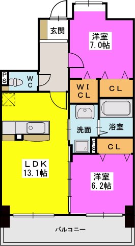 ディア・コート / 202号室 間取り