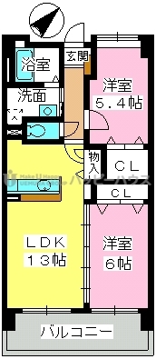 フェニックス福岡南 / 202号室 間取り