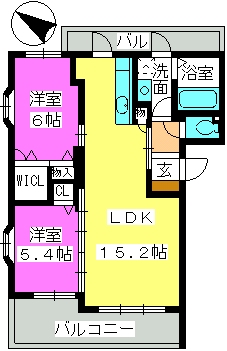 フローラタウン / B302号室 間取り
