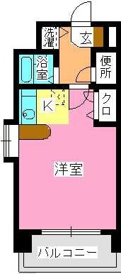 ピュア春日公園 / 201号室 間取り