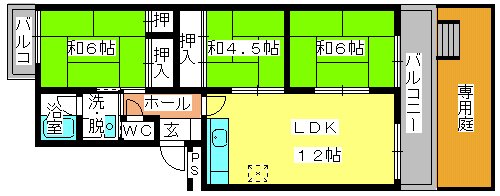 メゾン川上 / 105号室 間取り