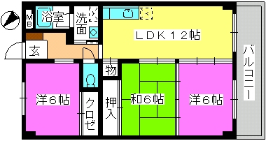 シャトールグラン / 503号室 間取り