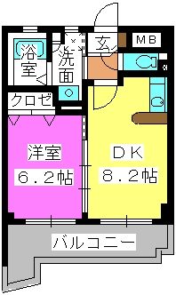 クレセント高宮 / 403号室 間取り