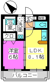 アルテールヴァレ / 403号室 間取り