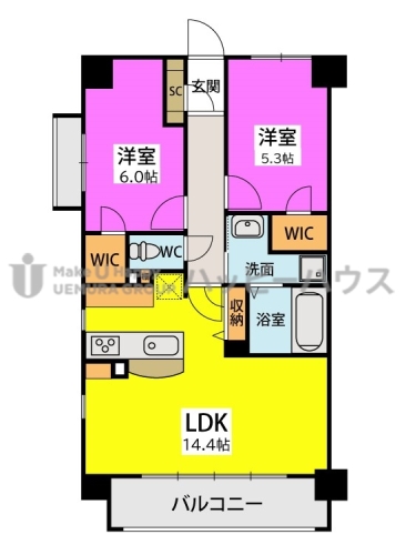 アーテムMGH / 301号室 間取り
