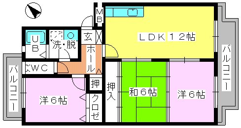 カーサ・ミラクロス / 303号室 間取り