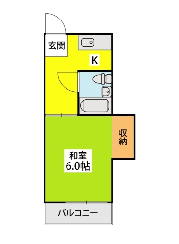 PHOENIX香椎参道 / 206号室 間取り