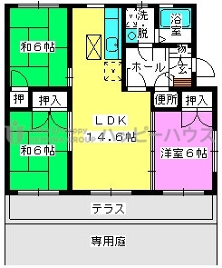 エクセレント・フジⅡ / 101号室 間取り