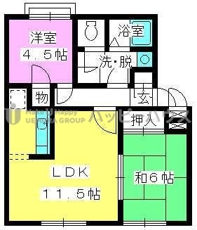 プリムローズ・ヒル / 205号室 間取り