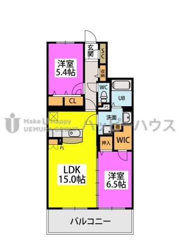 プレジデント正弥ＧＯＬＤ / 503号室 間取り