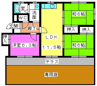 第二吉村ビル / 103号室 間取り