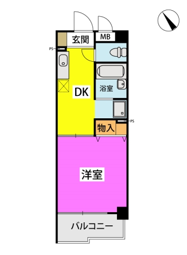 リファインドYM / 203号室 間取り